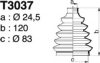 DEPA T3037 Bellow Set, drive shaft